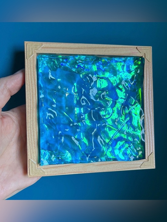 Other - Blue Iridescent Aqua Art